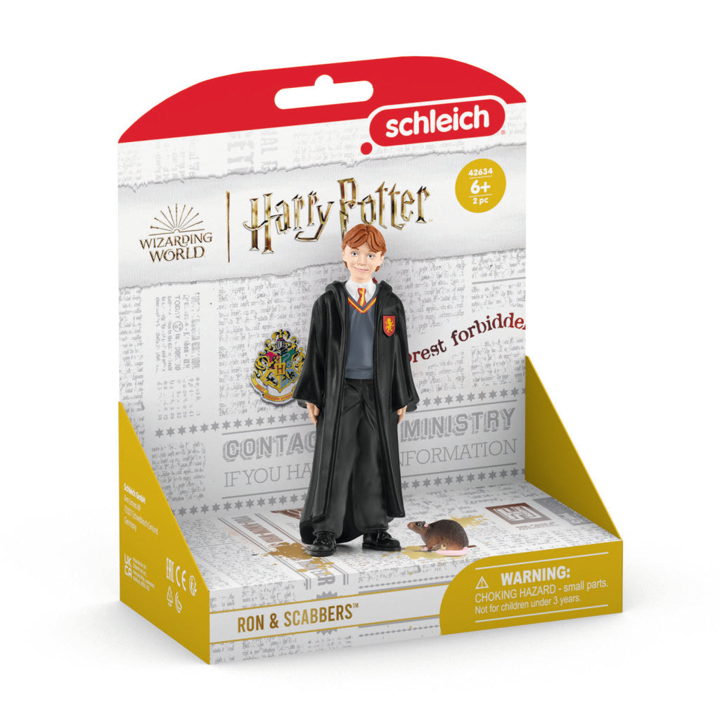 Schleich Harry Potter Ron Weasley &Amp; Scabbers
