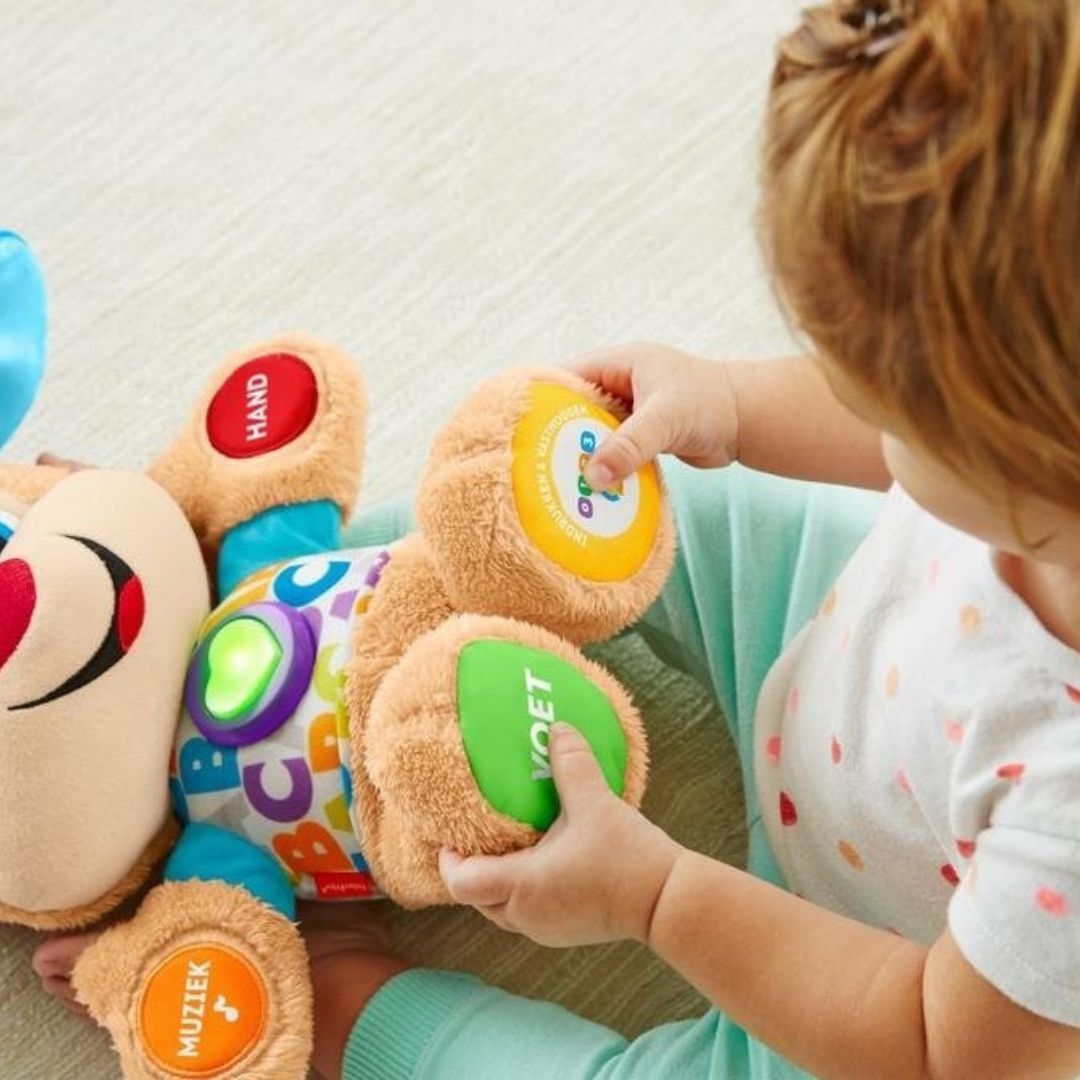 Fisher Price leerplezier eerste woorden puppy + licht en geluid