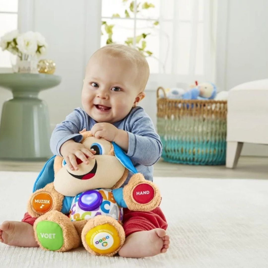 Fisher Price leerplezier eerste woorden puppy + licht en geluid
