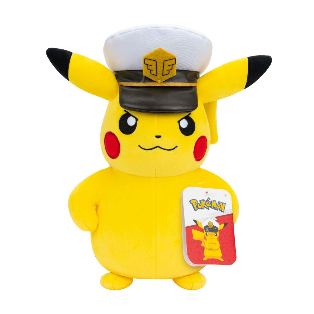 Pokemon Pok&Eacute;Mon Knuffel Captain Pikachu 20 Cm