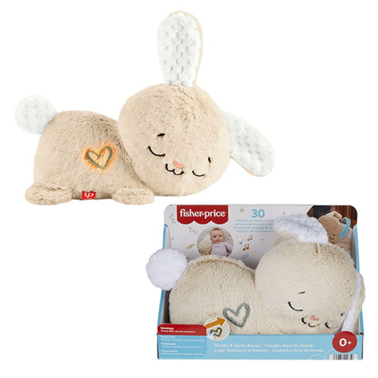 Fisher Price Soothe And Settle Knuffel Konijn + Licht En Geluid