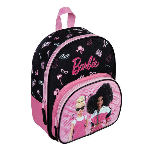 Barbie Rugzak 30X25X10 Cm Roze/Zwart