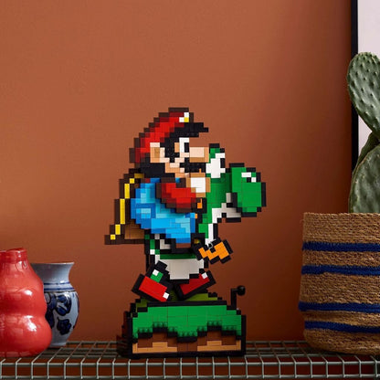 Lego Super Mario 71438 Mario En Yoshi Displaymodel