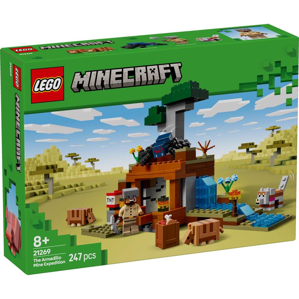 Lego Minecraft 21269 De Gordeldieren Bij De Mijn